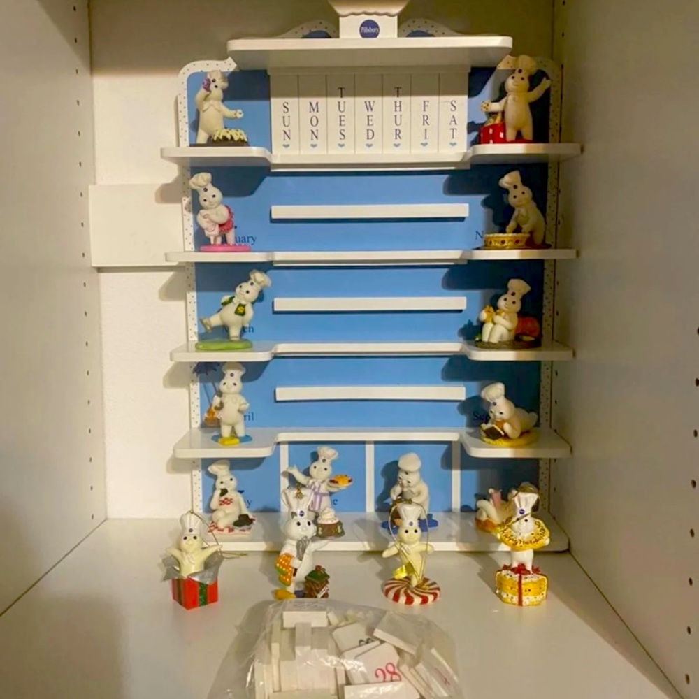 Vintage pillsbury doughboy monthly calendar.